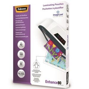 Fellowes A5 Laminating Pouch 80 micron Pack of 100
