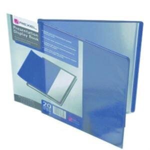 Rexel Hardback A4 Display Book 20 Pocket Black
