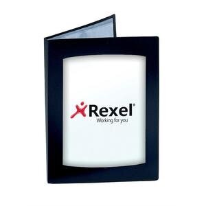 Rexel Clearview Display Book 24 Pocket A3 Black