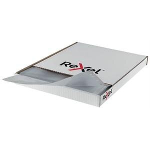 Rexel Superfine A4 Punched Pocket 55 micron Pack of 100