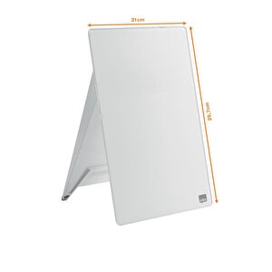 Nobo Glass Desktop Whiteboard Easel