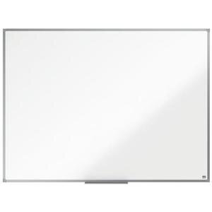 Nobo Non-Magnetic Wall Mount Whiteboard, Pen Tray, Aluminium Trim 120 x 90 cm Landscape