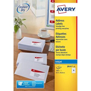Inkjet Address Label 63.5x46.6mm 450 lb