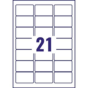 Inkjet Address Label 63.5x39mm 2100 lbl