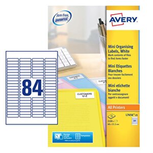 Avery Mini Label 46x11mm PK2100