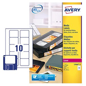 3.5 Diskette Label 70x52mm (250 lbls)