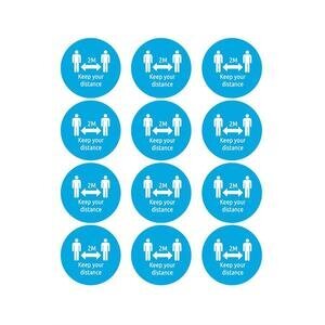 Avery Social Distancing Name Badges Pack of 48