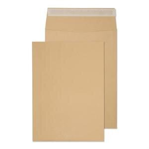Blake Purely Packaging 406 x 305 x 30 mm Pocket Gusset Peel & Seal Envelopes 140 gsm Manilla Pack of 125