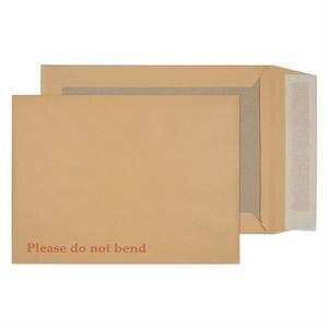 Blake Purely Packaging 241 x 178 mm Board Backed Pocket Peel & Seal Envelopes 120 gsm Manilla Pack of 125