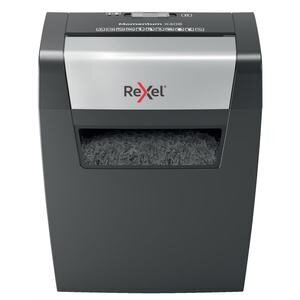 Rexel Momentum X406 Cross Cut Shredder Grey/Silver