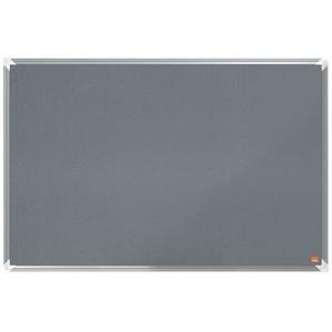 Nobo Premium Plus Grey Felt Notice Board 900 x 600 mm
