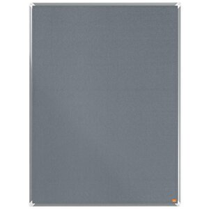 NoboPrem Grey Felt NoticeBoard 900x600mm