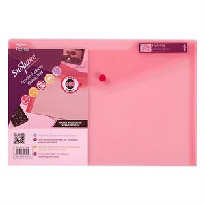 Snopake Wallet File Foolscap Red PK5