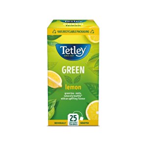 Tetley Lemon Green Tea Pack 25