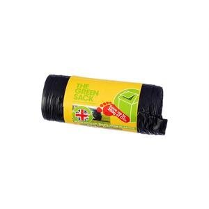 The Green Sack Swing Bin Liners Black 50 L Pack of 20 