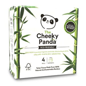 CheekyPanda Bamboo T/R 4Rolls/Pack BOX6