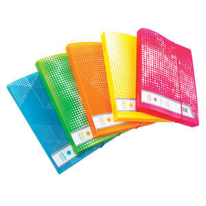 Noki A4 Box File with String Neon Yellow