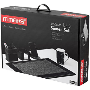 Mimaks 640-S Cloth&Leather Wrist Pad BL