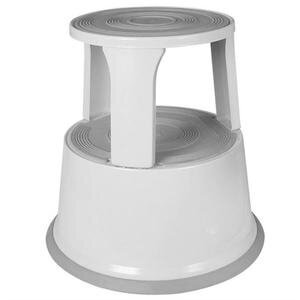 SHOPWORX Metal Supa Step Stool Grey
