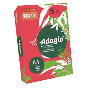 Rey Adagio Paper A4 80gsm Red REAM 500