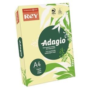 Rey Adagio Card A4 Coloured Paper 160 gsm Canary 250 Sheets