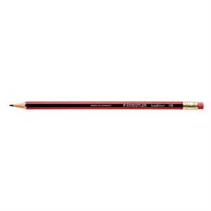 Staedtler 112 HB Pencil Rubr RED/BK PK12