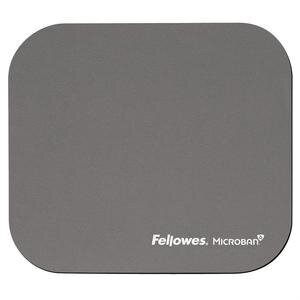 Fellowes Mouse Pad with Microban Antibacterial Protection Silver Pack of 6