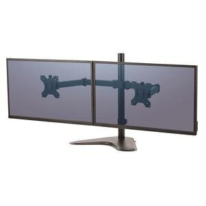 Fellowes Professional Series Freestanding Dual Horizontal Monitor Arm Black