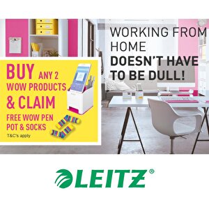 Leitz Wow LAF A4 85 mm Pink