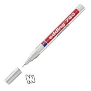 Edding 780 Paint Marker Bullet Tip 0.8 mm Line White Pack of 10