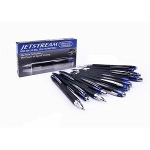 Uni-Ball Jetstream RT SXN-210 Retractable Rollerball Pen 1.0 mm Tip Blue Pack of 12