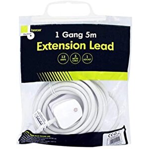 1 Way 5M Extension Lead - 13A