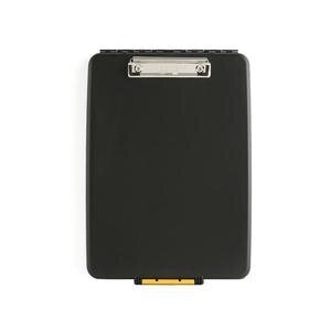 Seco A4 Weatherproof Heavy Duty 2-in-1 Storage Clipboard Black