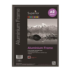 SECO A2 Black Aluminum Picture Frame