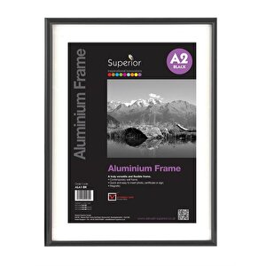 SECO A2 Black Aluminum Picture Frame