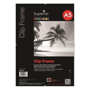Seco A5 Clipframe with Perspex Safety Glass