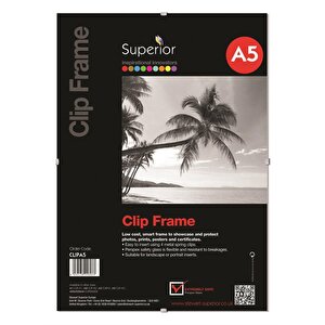 SECO A5 Clipframe with Perspex Safety