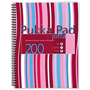 PUKKA A4 WB NB Ruled 200page Pink PK3