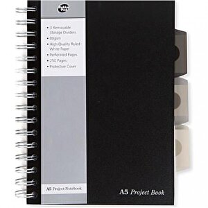 PUKKA A5 WB PJ Book Ruled 250page BK PK3