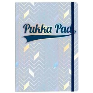 Pukka Pad Glee Casebound Journal A5 Card Cover Ruled 96 Pages Light Blue Pack of 3