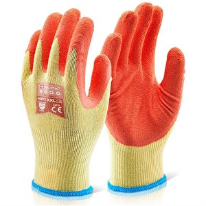 M/P ORANGE LATEX P/C GLOVE XL