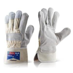 Click 2000 Canadian Chrome High Quality Safety Gloves Pack of 10