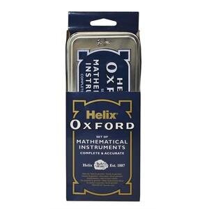 Oxford Maths Set with Storage Tin - 9 Piece Kit
