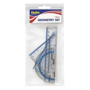Helix Geometry Set 15 cm Rule - 4 Piece Kit