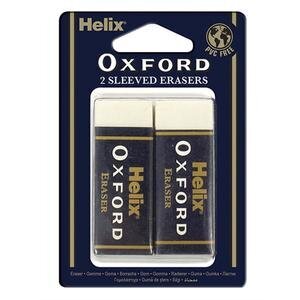 Oxford Large Sleeved Eraser Twinpack