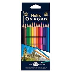 Oxford 7" Colouring Pencils Assorted Colours Pack of 12