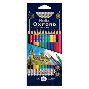 Oxford Erasable Colouring Pencil Pack of 12