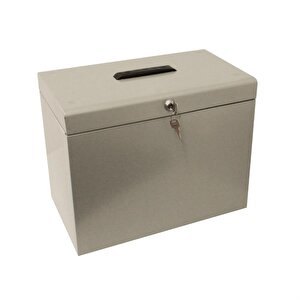 Cathedral Metal File Box A4 Grey