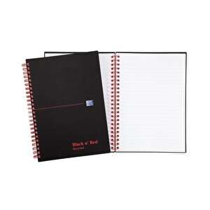 Black n Red A5 Recycled WB PP Cover NB