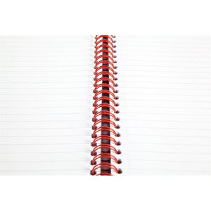 Black n Red A5 Recycled WB PP Cover NB